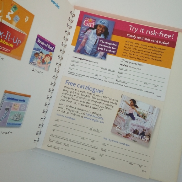 AG Book Bundle Vintage & Retro American Girl Tiny Treats Meet Addy Games & Giggl - Picture 9 of 16